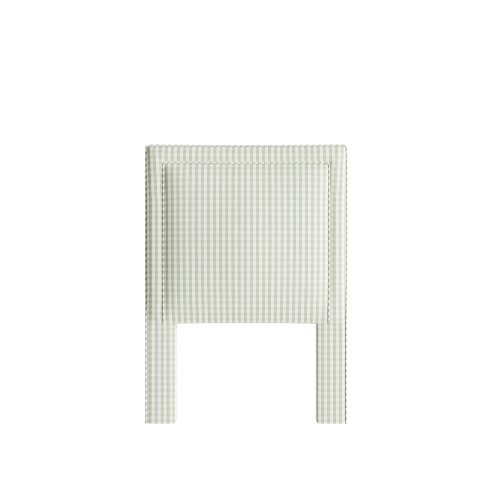 Twin millie sage custom on white background