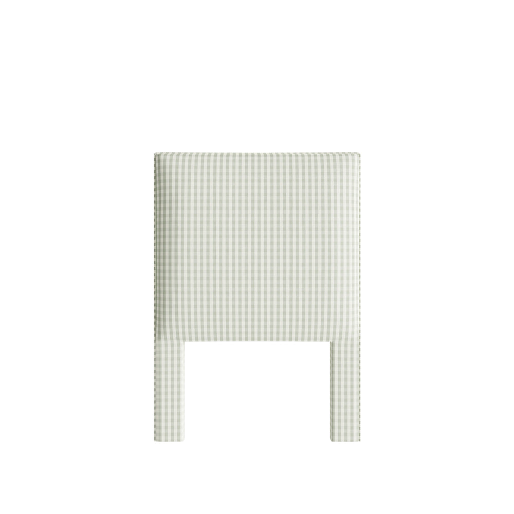 Twin millie sage custom on white background