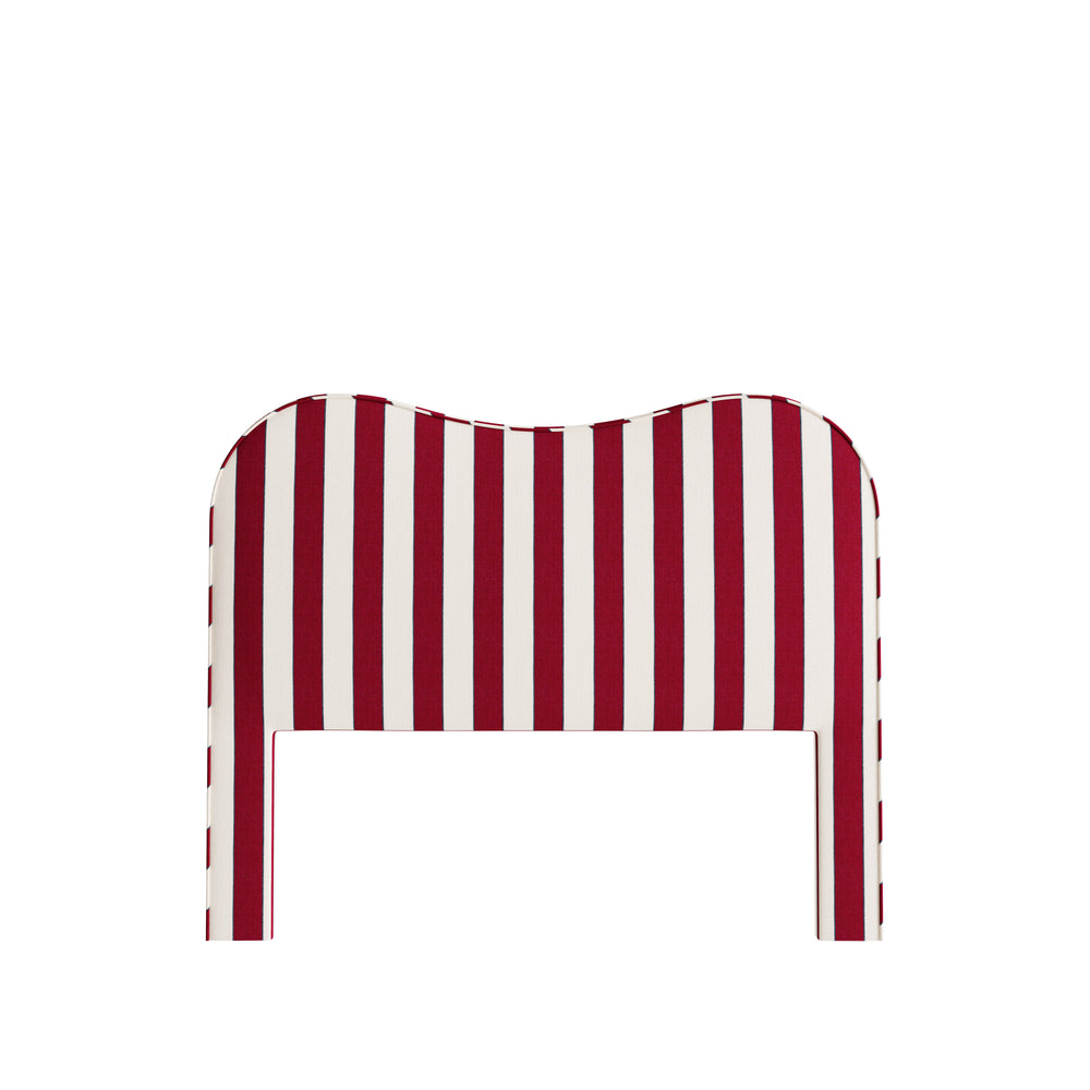 Queen florence bordeaux custom on white background