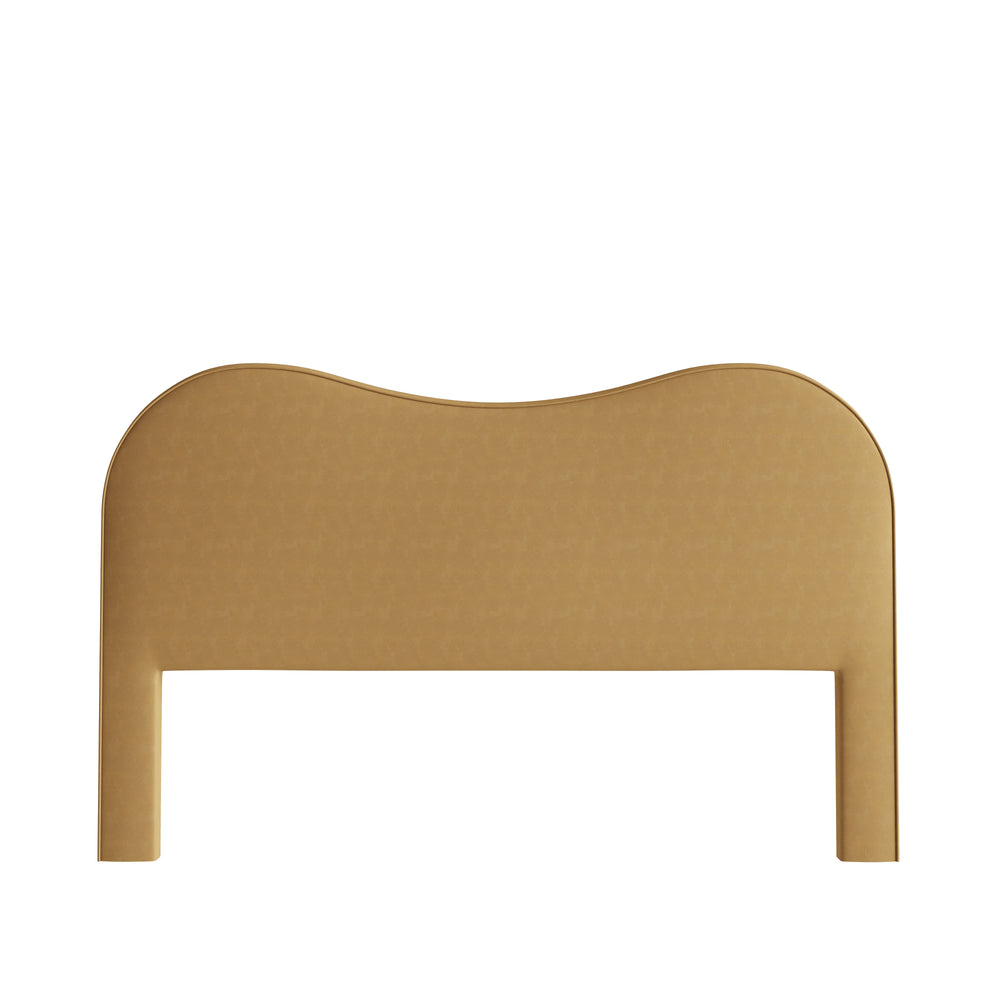 King camel velvet custom on white background