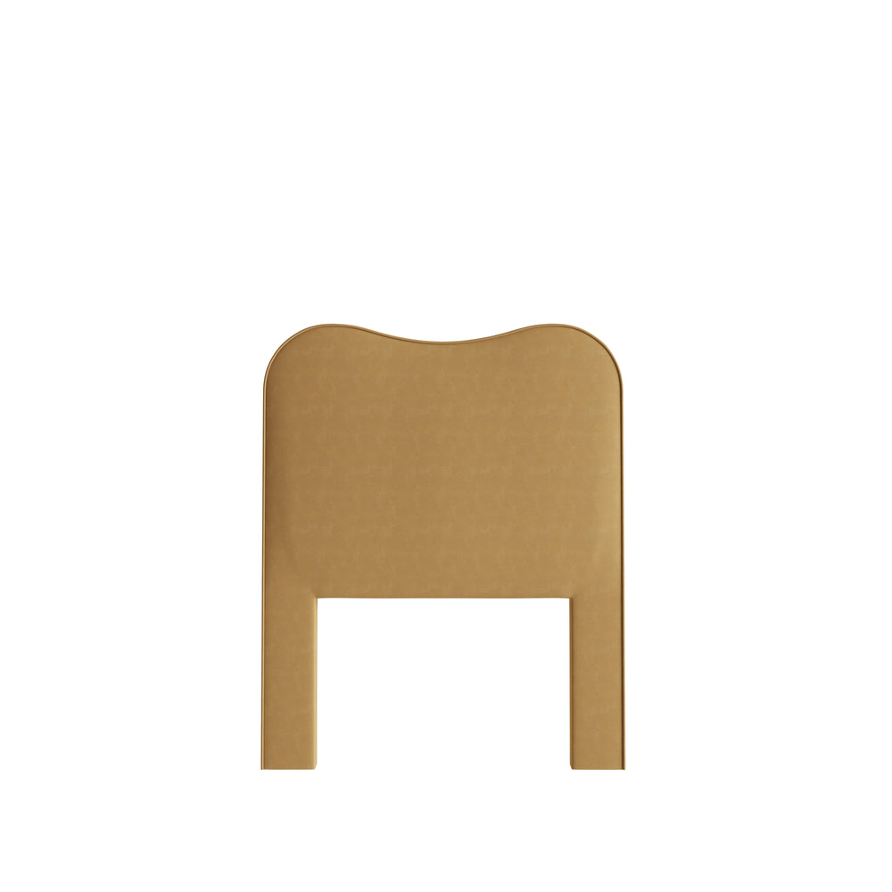 Twin camel velvet custom on white background