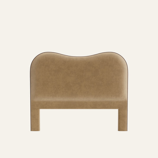 FEATURED: Shown in Queen / Walnut Velvet Welt