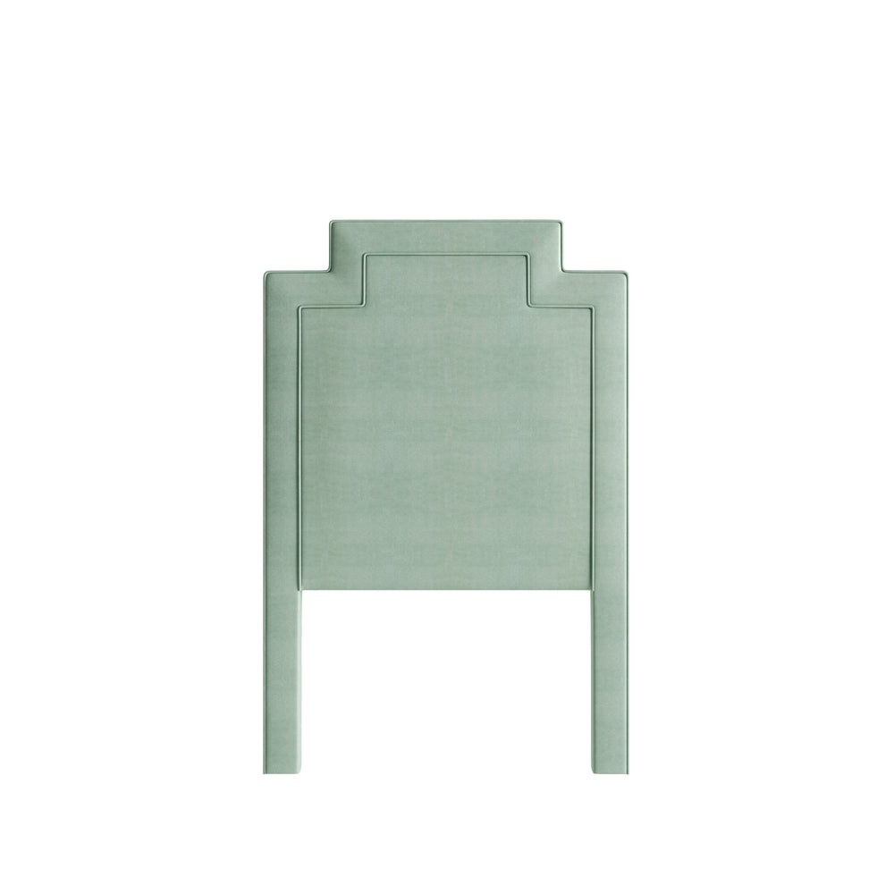 Twin sea salt velvet custom on white background