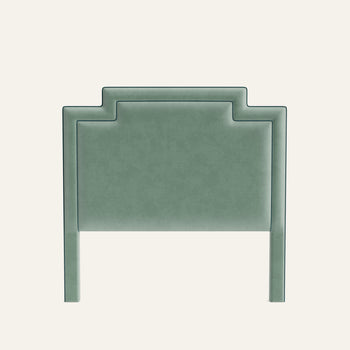 FEATURED: Shown in Queen / Peacock Velvet Welt