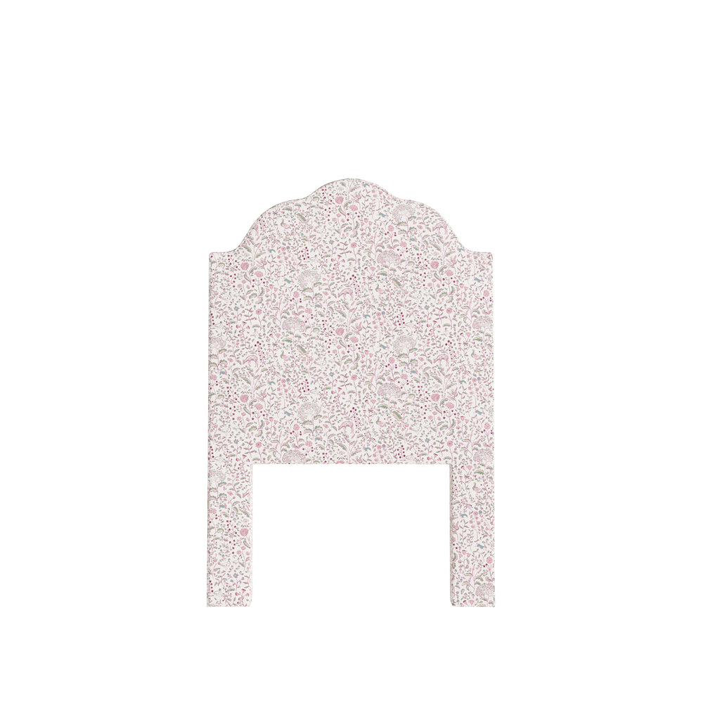 Twin ruby burgundy custom on white background