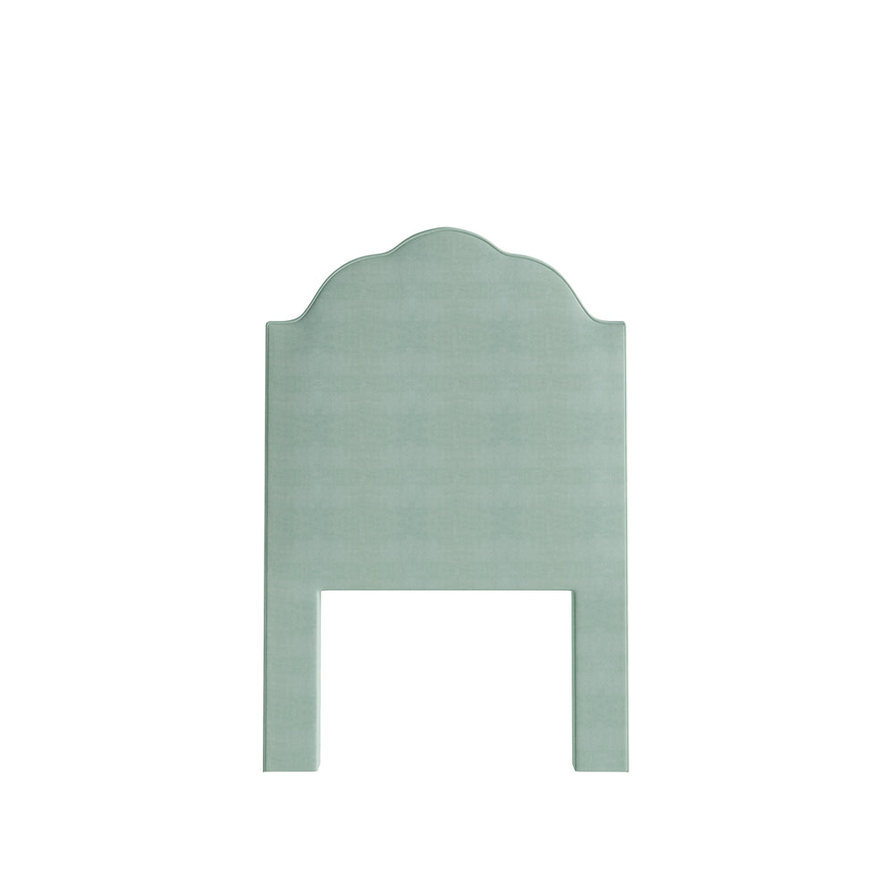 Twin sea salt velvet custom on white background