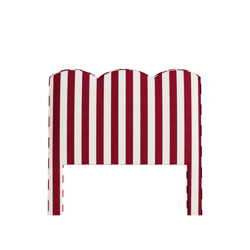 Queen florence bordeaux custom on white background