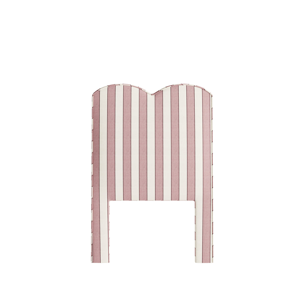 Twin florence rosewood custom on white background