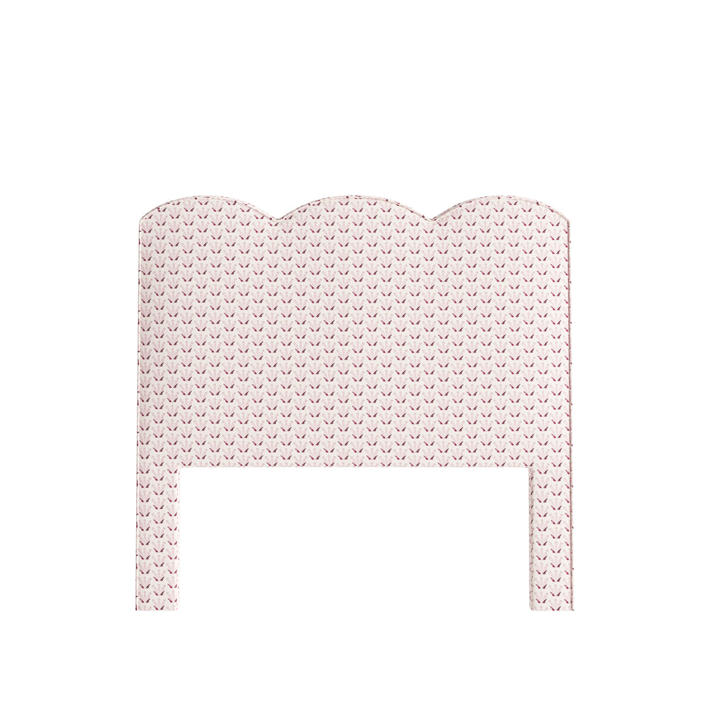 Queen serena pink custom on white background