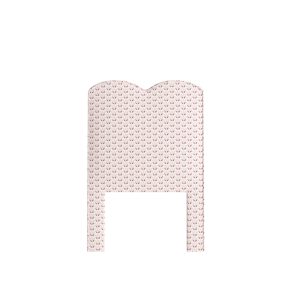 Twin serena pink custom on white background