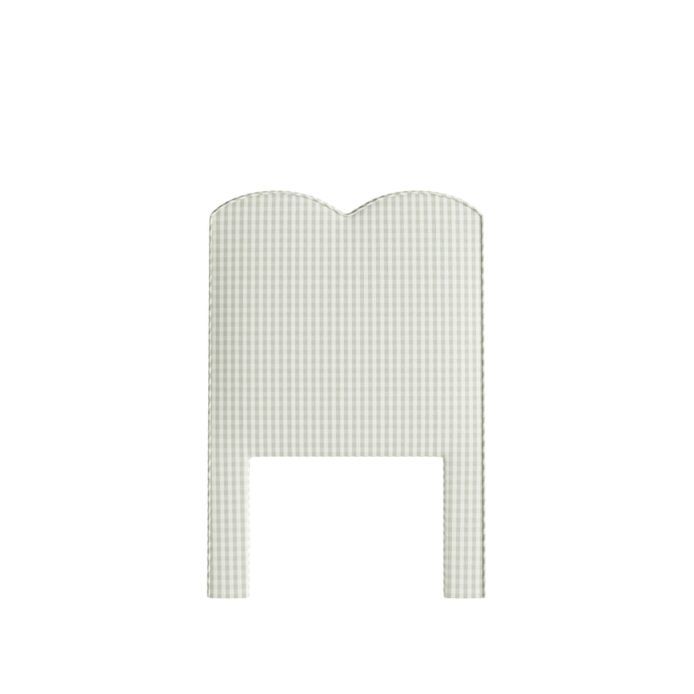 Twin millie sage custom on white background