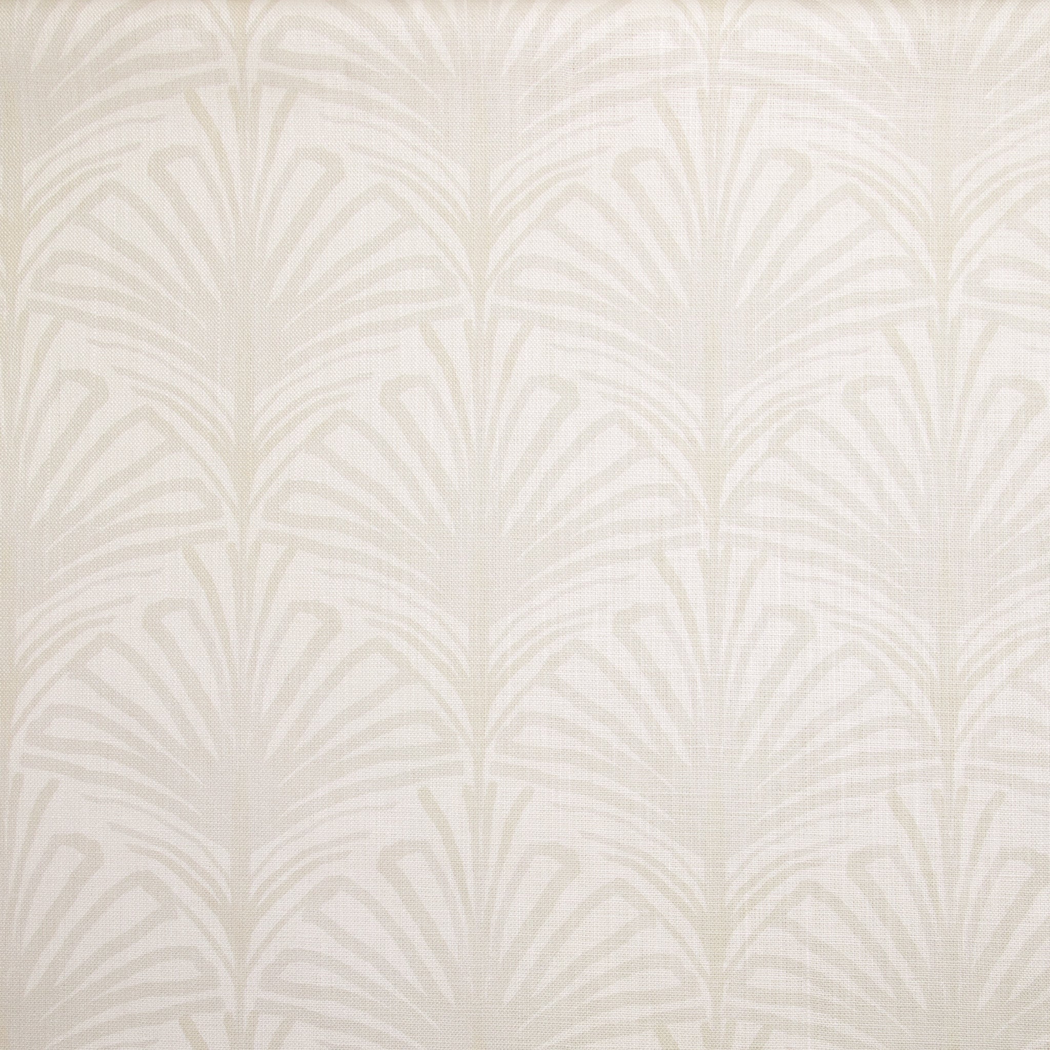 Beige Palm Linen Print