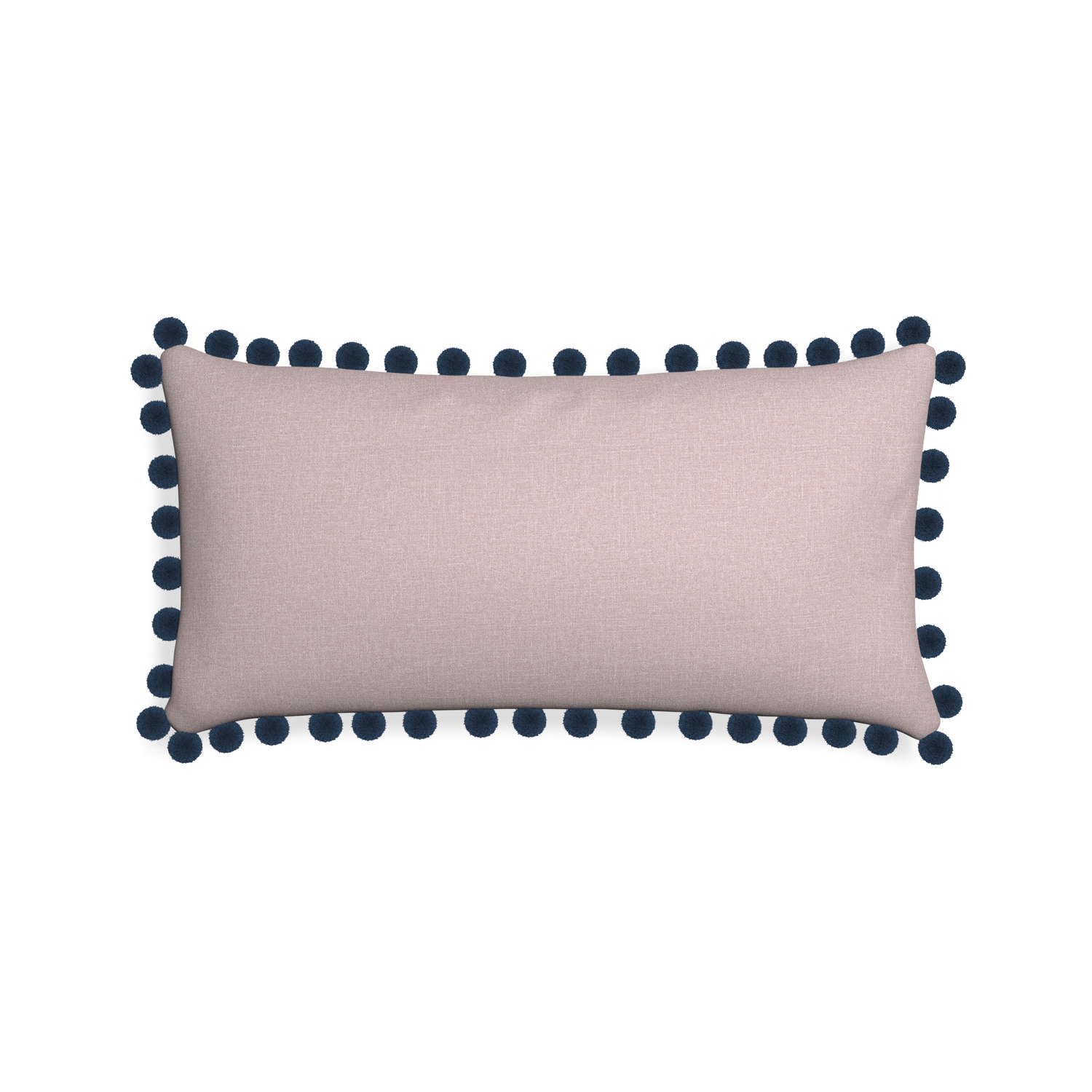 Midi-lumbar orchid custom mauve pinkpillow with c on white background