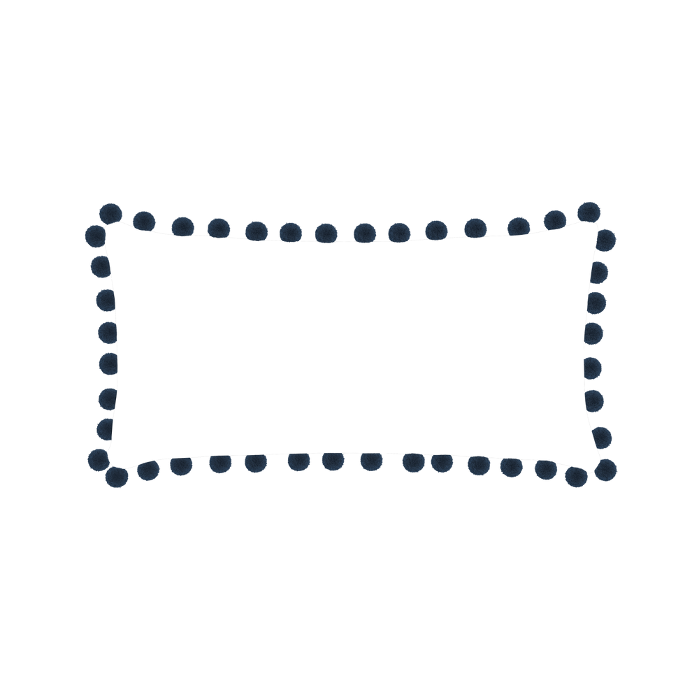 Midi-lumbar ruby moss custom pillow with c on white background