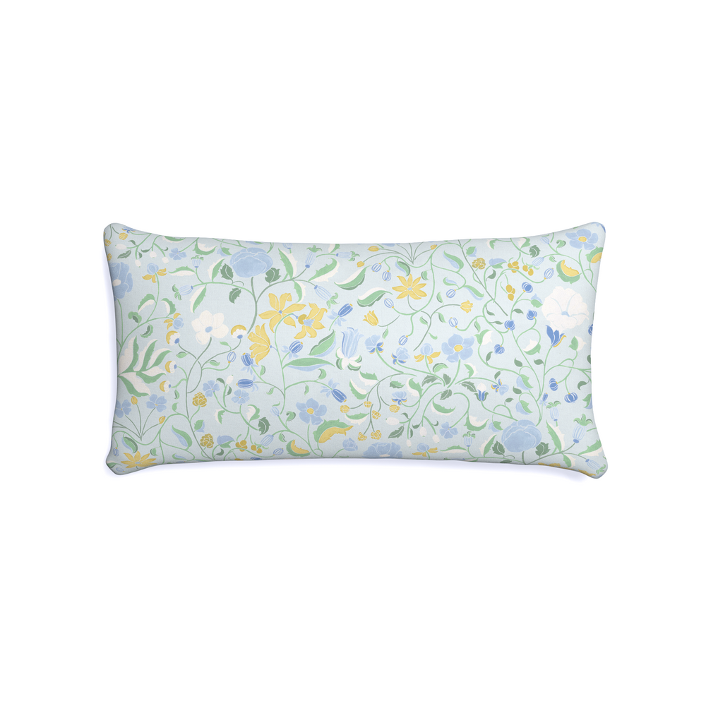 Midi-lumbar lulie eggshell custom pillow with n on white background