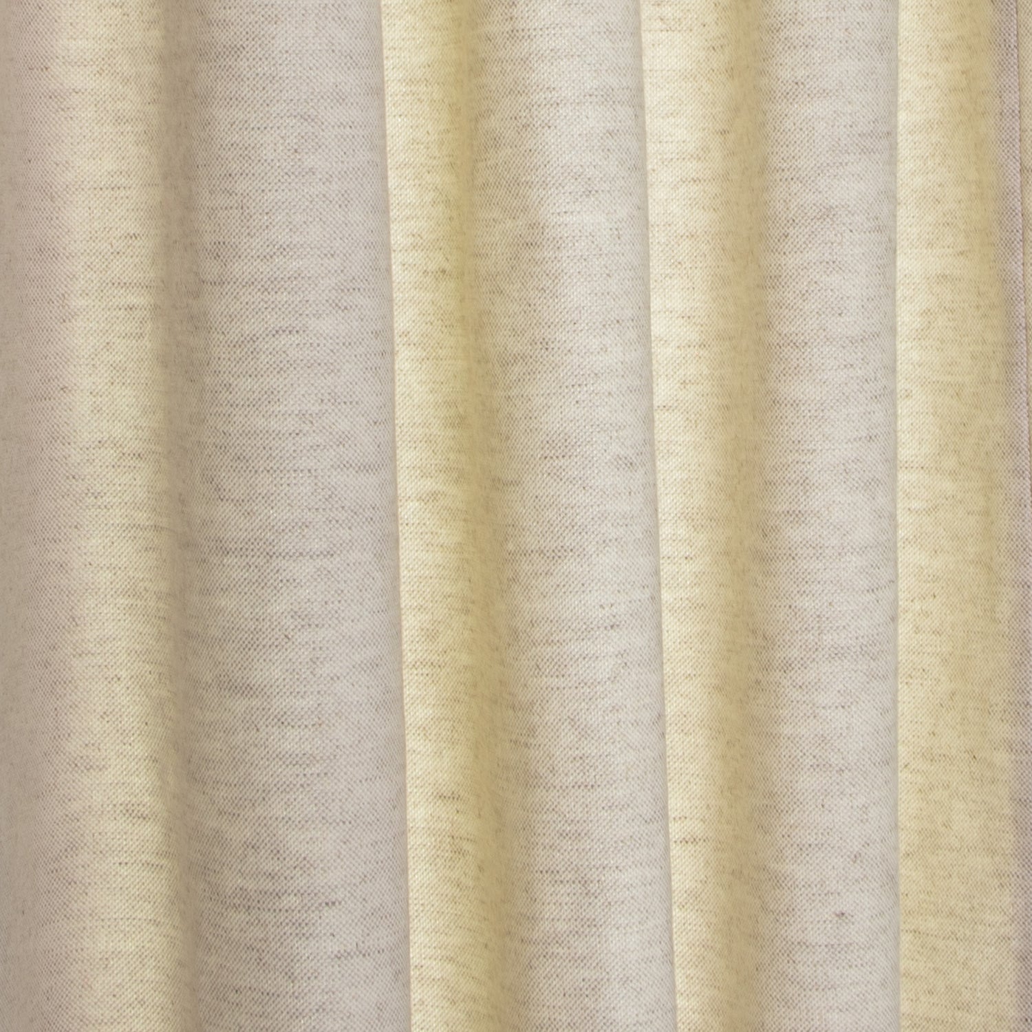 close up of Linen Oat curtain