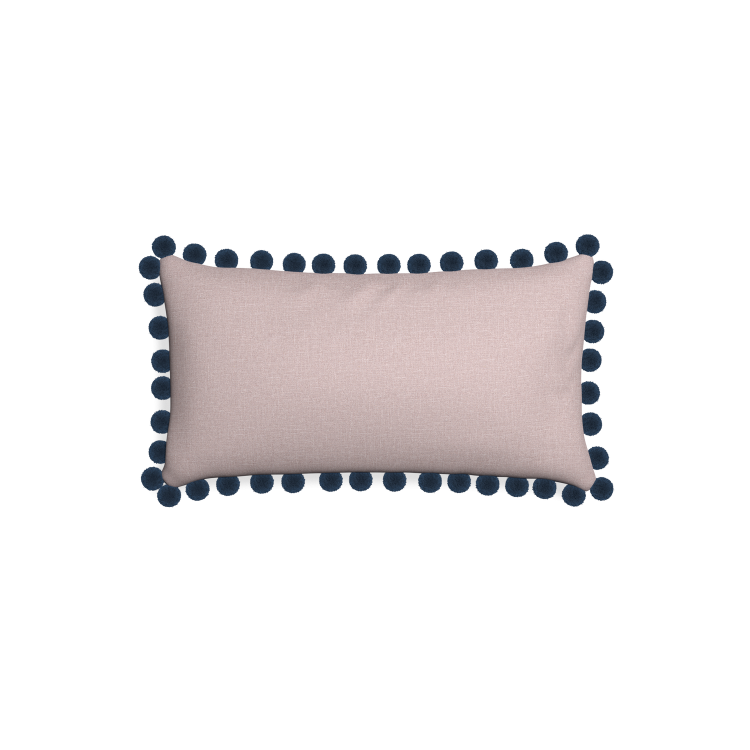 Petite-lumbar orchid custom mauve pinkpillow with c on white background