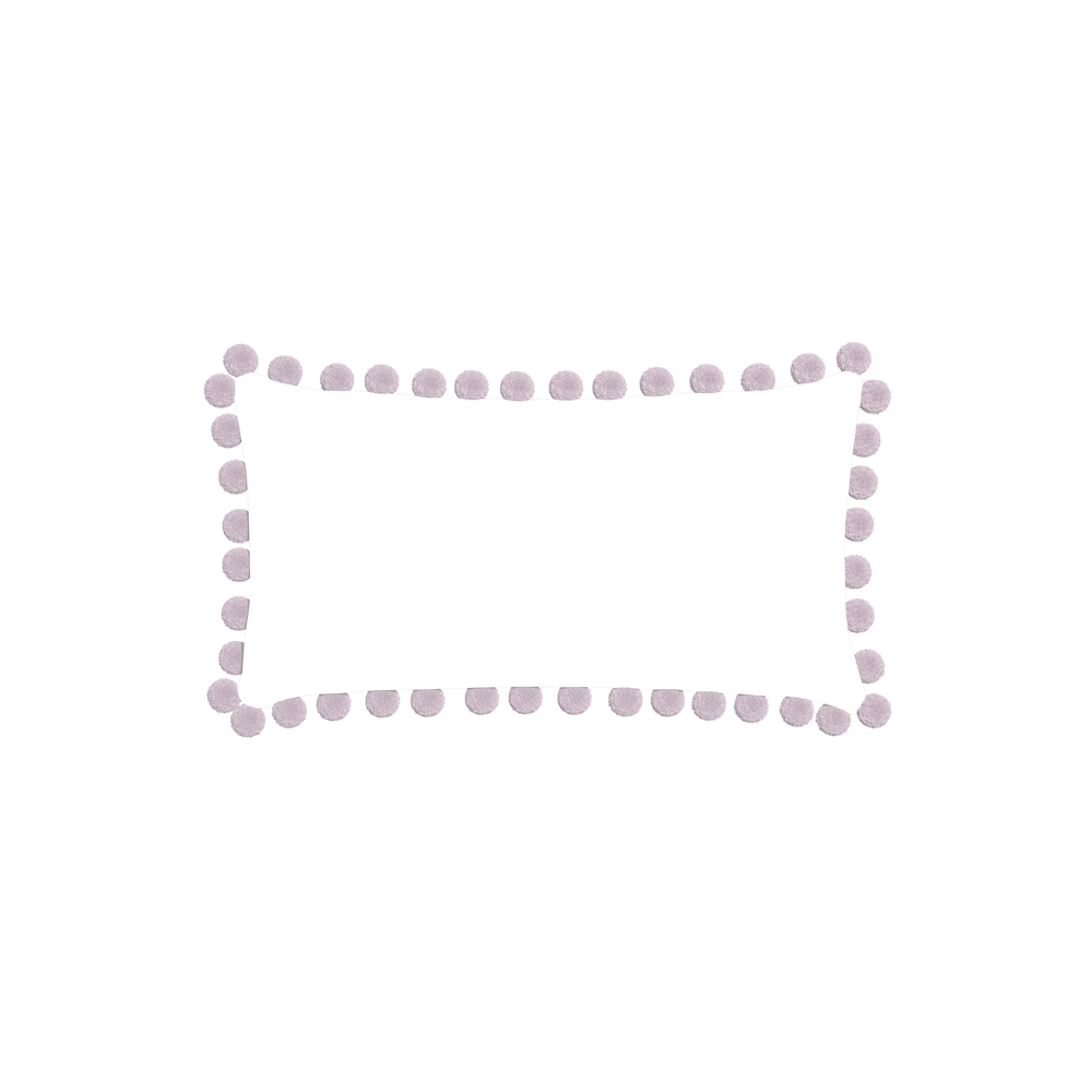 Petite-lumbar gemma pear custom pillow with l on white background