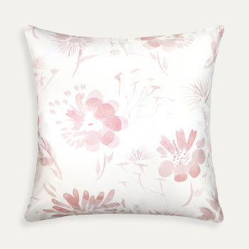 Pink Floral Printed Custom Pillow