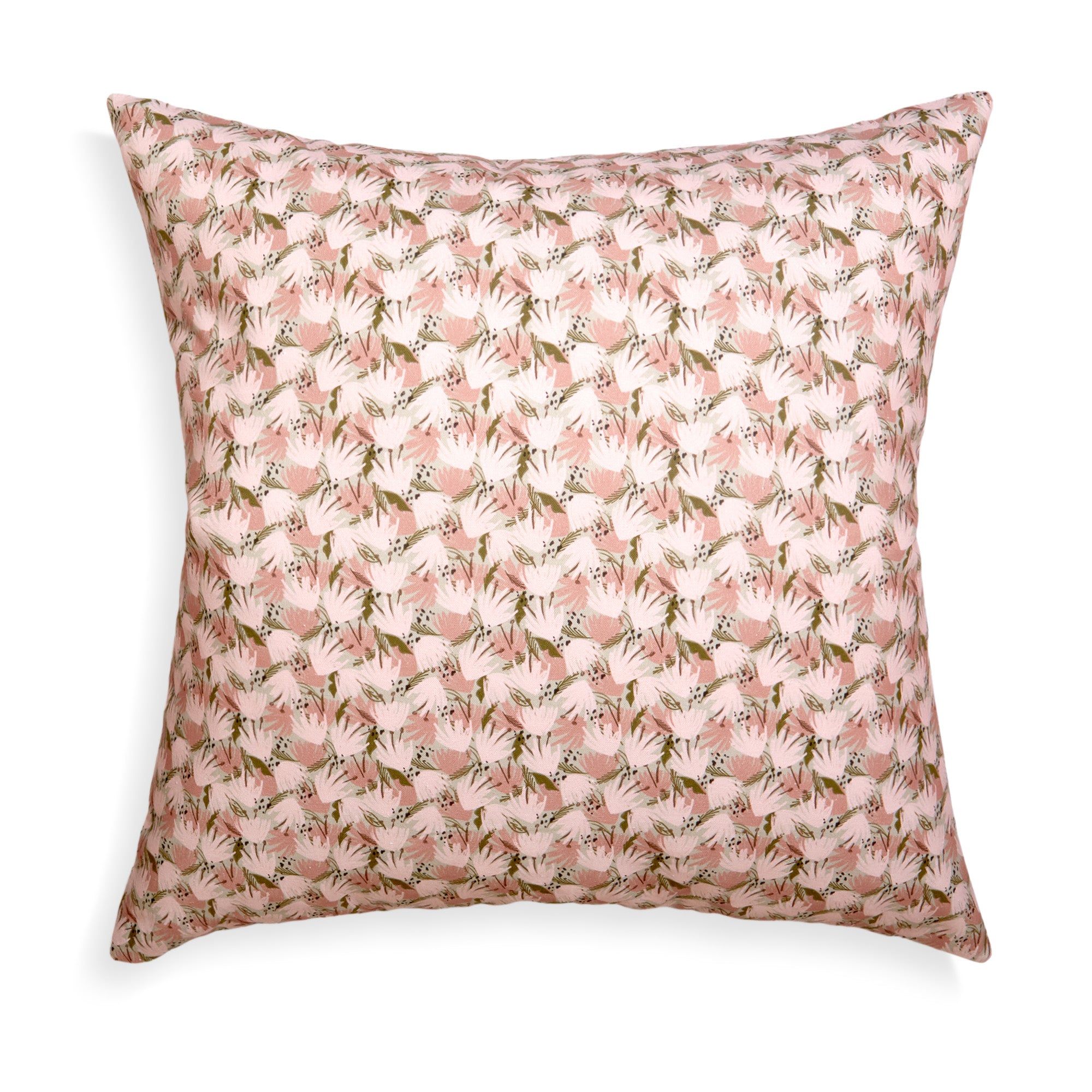 Pink Floral Printed Pillow