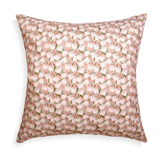Pink Floral Printed Pillow
