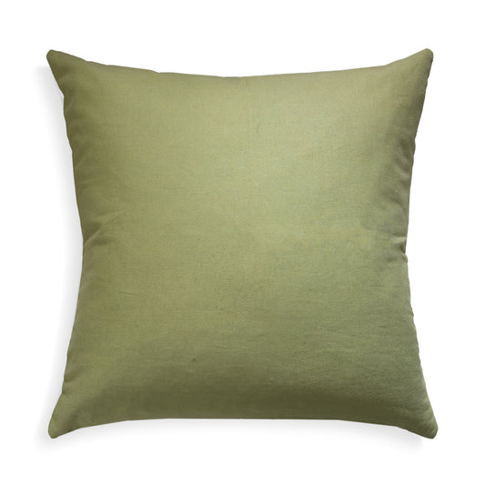 Moss pillow in earthy green hue by Pepper Home adds texture and warmth, perfect for custom living spaces.
