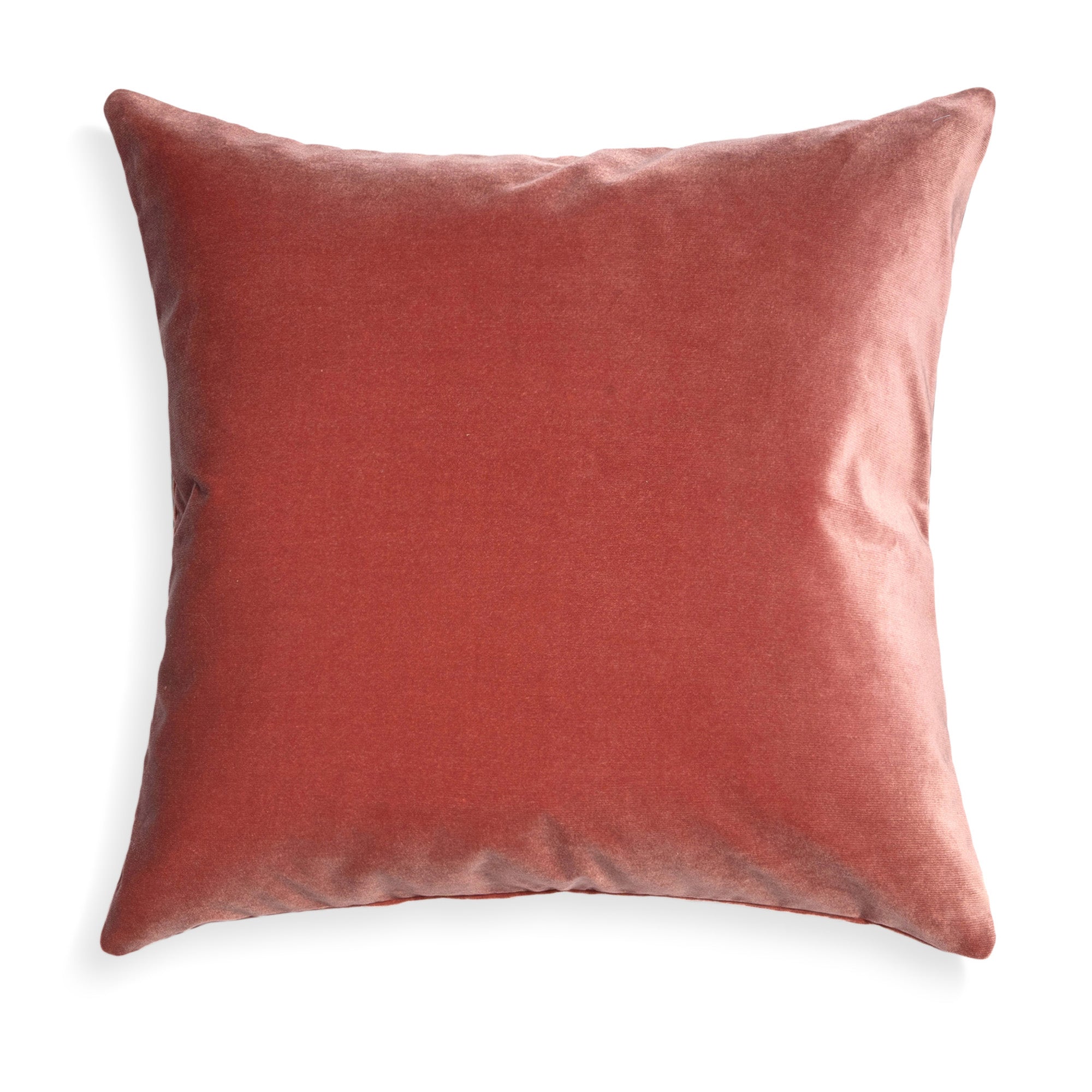 Coral Velvet Pillow
