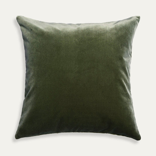 Fern Green Velvet Pillow