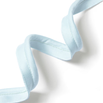 Powder ribbon with delicate piping, perfect for adding a custom finishing touch to your Pepper Home curtains and projects.