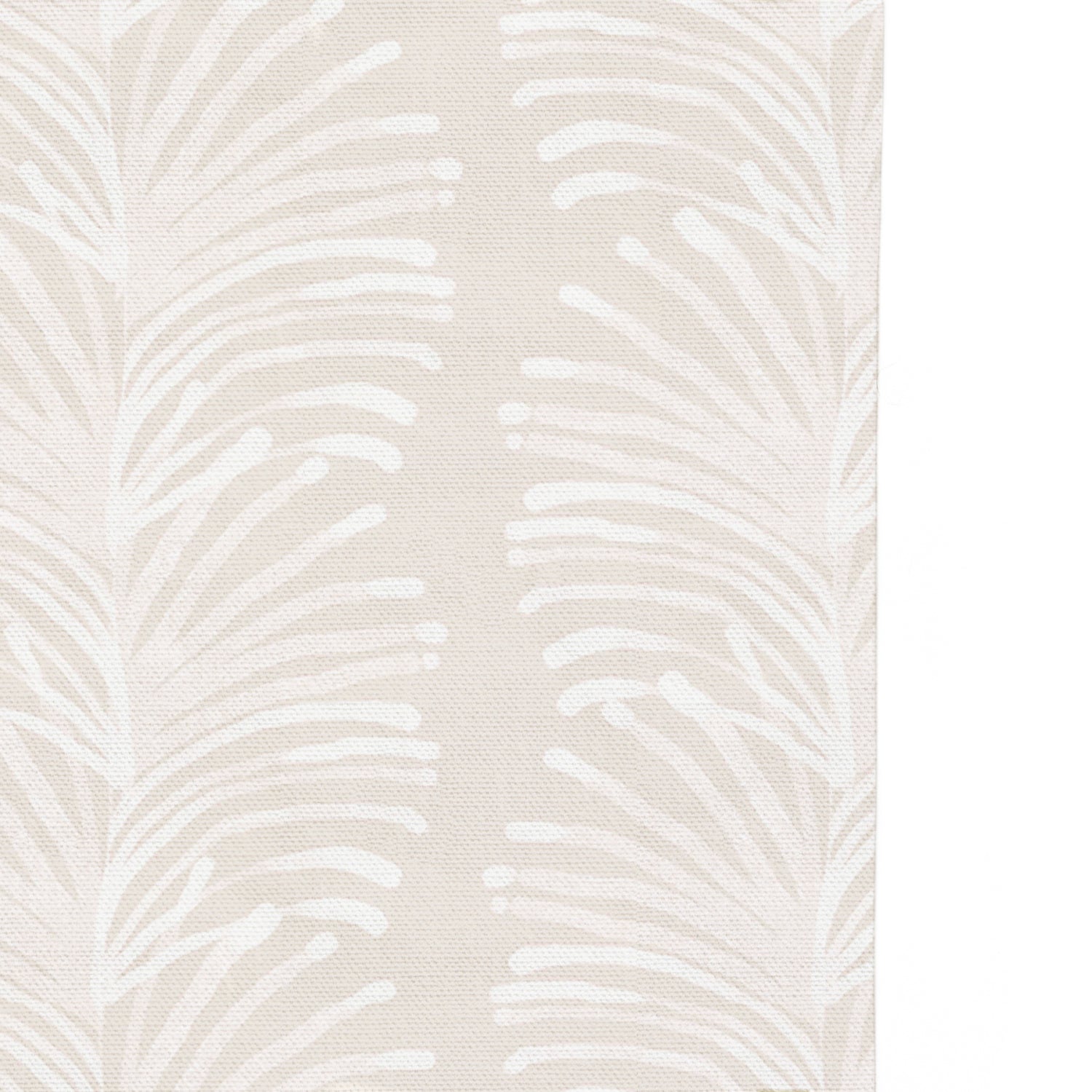 beige botanical stripe curtain