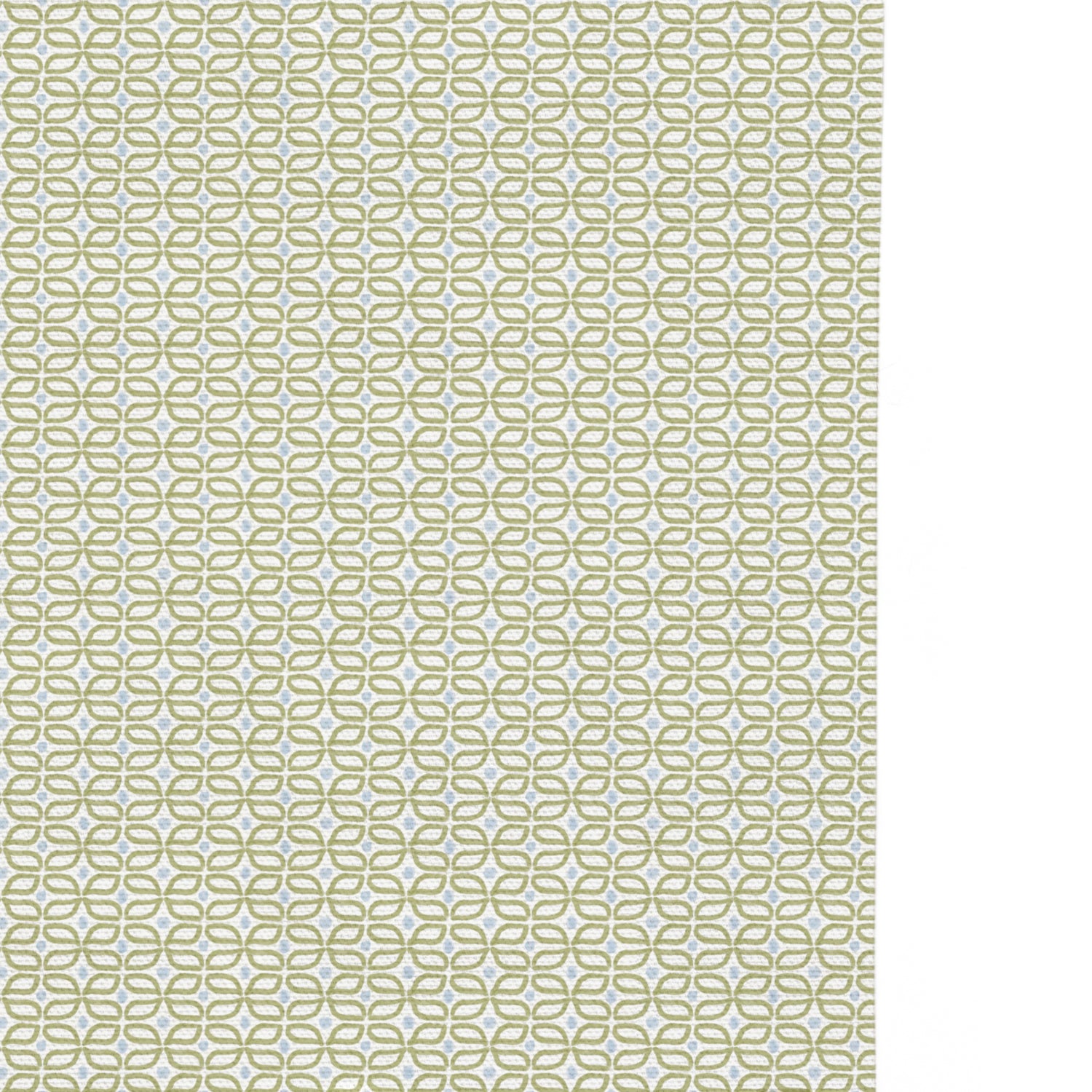 green geometric curtain
