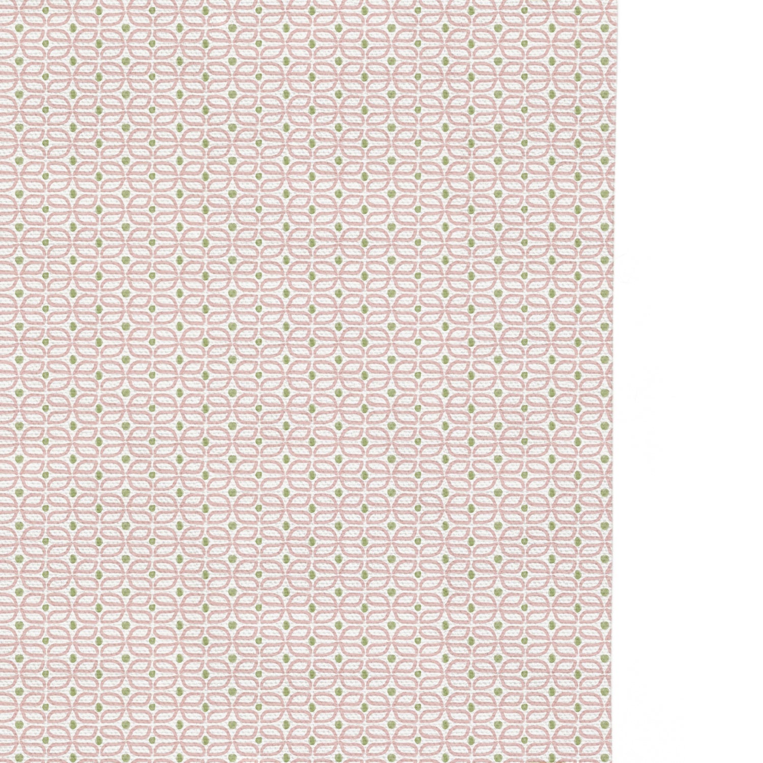 pink geometric curtain