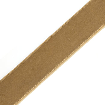 Camel Velvet textured band trim for custom curtains by Pepper Home, adding timeless minimalist elegance.