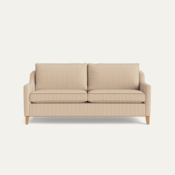 FEATURED: Shown in 75" / Oak Legs / Honey Velvet Welt