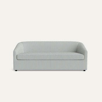 FEATURED: Shown in 85" / Bench Seat / Flat Faced / Sky Velvet Welt