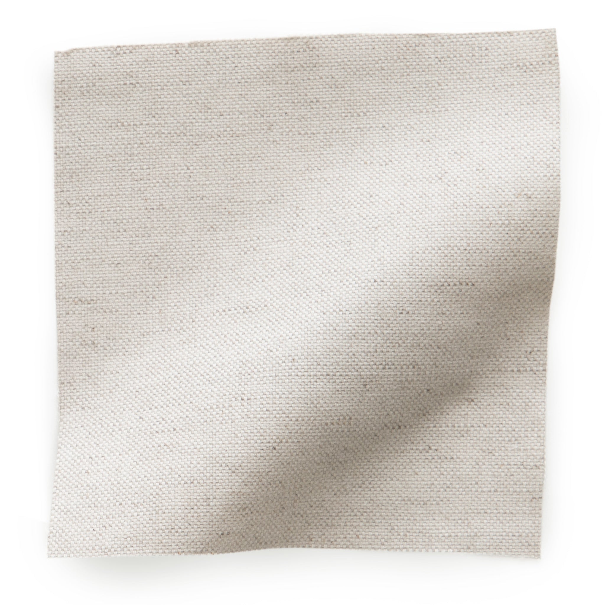 Oat linen fabric swatch