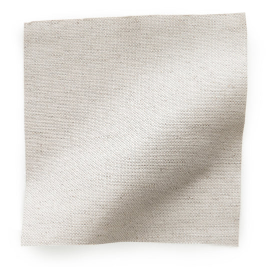 Oat linen fabric swatch