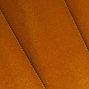 Autumn rich orange velvet fabric by Pepper Home, durable and soft, perfect for custom upholstery and made-to-order curtains.
