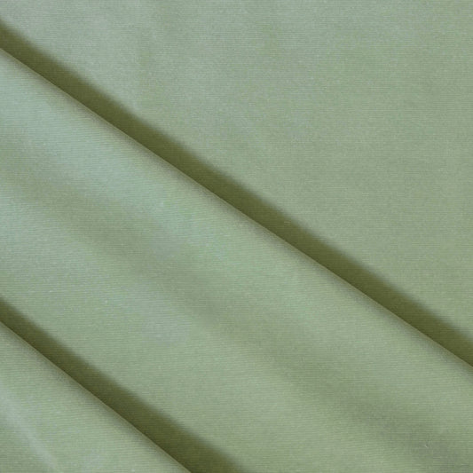 Laurel Velvet fabric in mid-tone green, perfect for custom curtains by Pepper Home, adding timeless luxury to your space.