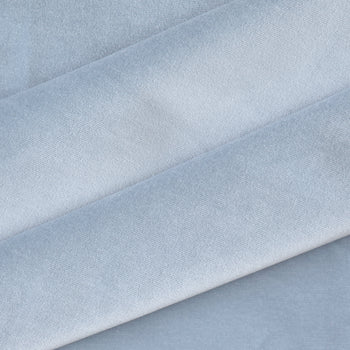 Sky Velvet Fabric Close-up