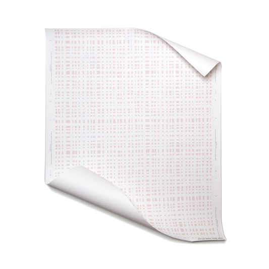 Ginger Rose custom fabric with modern gingham print in soft pastel tones by Pepper Home, perfect for made-to-order curtains.