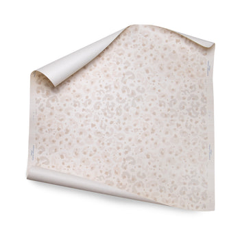 Beige Animal Print Grasscloth Wallpaper