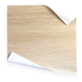 Sand natural jute texture fabric swatch showing warm, soft sand hue with a subtle sun-kissed glow by Pepper Home.