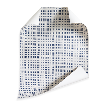 Ginger Navy bedding featuring modern gingham pattern in navy, perfect for custom, made-to-order Pepper Home decor.
