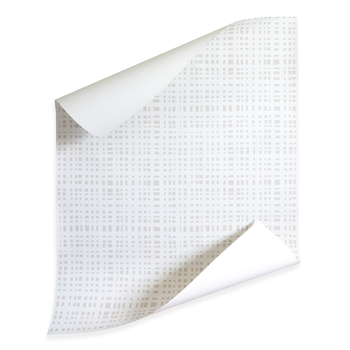 Ginger Sand fabric swatch showing a soothing modern gingham pattern from Pepper Home custom collection.