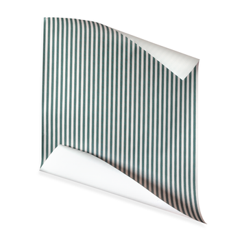 Louisa Peacock fabric swatch showing blue striped custom curtain design by Pepper Home, perfect for made-to-order decor.