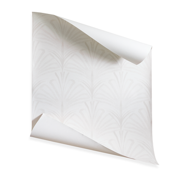 Suzy Snow wallpaper showcasing a modern art-deco design inspired by crisp Bavarian winters by Pepper Home.