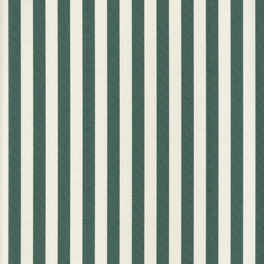 Louisa Peacock fabric with rich blue stripes, perfect for custom curtains by Pepper Home, adding depth and classic style.