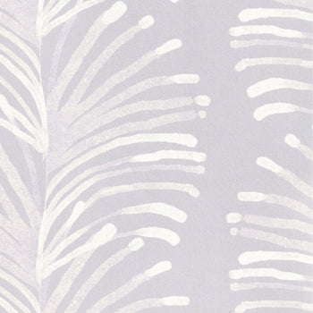 Lavender Botanical Stripe Print Close-Up