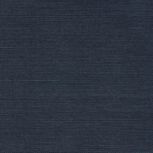 close up of Navy Blue Grasscloth Wallpaper